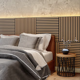 VW60 Acoustic Slat Panels - White Oak